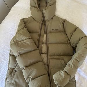Filson Khaki Puffer Jacket